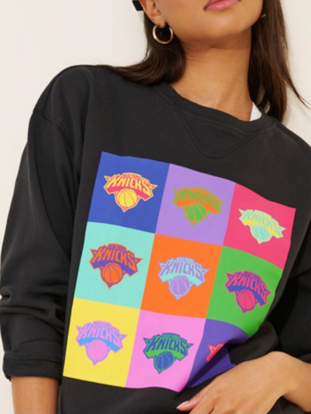 Terez X NBA New York Knicks Technicolor Crewneck Sweatshirt